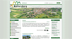 Desktop Screenshot of mattersburg.gv.at